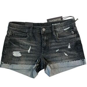 Blank NYC The Fulton Black‎ Denim Shorts